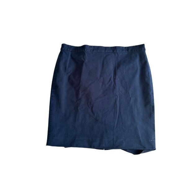 J CREW Womens Navy Blue No 2 Skirt Size 18 - Picture 3 of 6